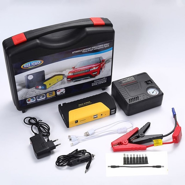 WZAUTO Multi-function Portable 12v Lithium Battery Car Jump Starter/High Power Car Jump Starter Power Bank