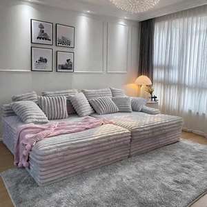 Sofa Modular Modern dengan desain arsitektur, furnitur ruang tamu kelas atas untuk estetika Interior mewah - Product Image 1