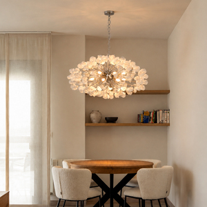 Lustre moderne en forme de pétale de fleur, diamètre 106cm, E14, luminaire suspendu pour hall d'hôtel, intérieur de maison haut de gamme - Product Image 1