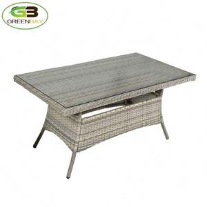 طقم أريكة من الخوص والخيزران الفاخر عالي الجودة للحدائق الخارجية والفناء والمنازل والحانات والفنادق أثاث بلاستيكي للحدائق - Product Image 4