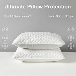 <span class=keywords><strong>Taie</strong></span> d'<span class=keywords><strong>oreiller</strong></span> matelassée moderne en fibres chimiques pour adultes, avec couche isolante protectrice, <span class=keywords><strong>anti</strong></span>-huile, <span class=keywords><strong>anti</strong></span>-salissures et <span class=keywords><strong>anti</strong></span>-acariens pour hommes - Product Image 2