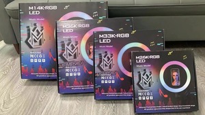 Chapiteau de lampe d'<span class=keywords><strong>influence</strong></span> de lumière annulaire RVB Mini trépied de bureau LED USB Vidéo Diffusion en direct Maquillage Photographie - Product Image 4