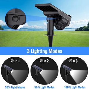 Lámpara Solar IP65 para Exteriores, 26 LED, Luces Solares para Cercas de Jardín, Luces Portátiles Impermeables, Foco Solar para Jardín - Product Image 3