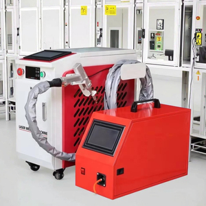 Machine de soudage laser à fibre intégrée 4-en-1 de 1 kW, 380 V, 6 axes, charge utile de 300 kg, laser portatif, alimentation automatique du fil de 10 m - Product Image 6