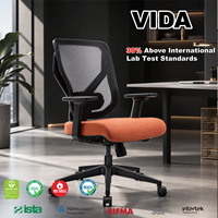 Chaise de bureau ergonomique en maille avec accoudoirs 3D, siège en mousse moulée inclinable et verrouillable, support lombaire, vente en gros OEM GTChair