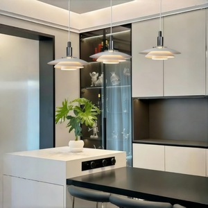 โคมไฟเพดานสไตล์นอร์ดิก Qiaoqi แบบโมเดิร์น หลอดไฟ LED E27 ทรงกลม หลายหัว สำหรับห้องรับประทานอาหารที่บ้าน - Product Image 2