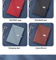 Cuaderno de Piel Sintética con Grabado en Relieve, Páginas Gruesas, Encuadernado Cosido, Set de Regalo Promocional Personalizado para Oficina Corporativa