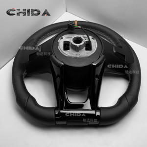 Volante completo de cuero negro, accesorios interiores de coche para mer-ced-ess be-nzs A45 CLS S65 G63 W176 W213 W205 W253 C43 - Product Image 6