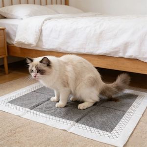 Tapis d'apprentissage jetables pour chiens, taille géante, avec support adhésif pour nettoyage, pour animaleries - Product Image 6