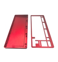 Plaque de clavier mécanique en aluminium 6061 6063 usinée CNC de haute précision, fabrication sur mesure, échantillon OEM ODM