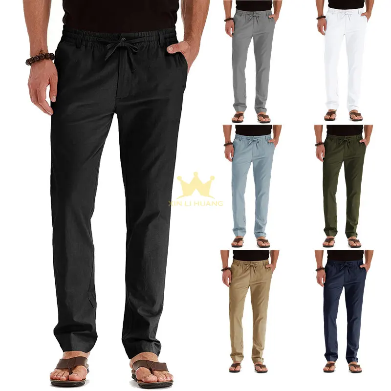 Pantalon chino mince et confortable pour hommes, simple et beau, supportant une variété de couleurs personnalisées