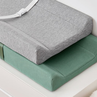 Compresser le coussin à langer portatif de couche de bébé avec la mousse imperméable de doublure de couverture souple contournée pour le voyage extérieur