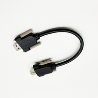 Câble d'impression USB 3.0 Type A femelle vers type B mâle avec vis de verrouillage Câble d'extension d'imprimante pour accessoires informatiques d'imprimante