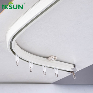 Iksun Ceiling Hanging Aluminium l Shape Hospital Bendable <b>Curtain</b> Track for Bay windows - Product Image 6