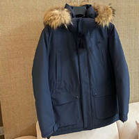 Manteau d'hiver en fourrure avec logo personnalisé Parka en duvet de canard du Canada pour hommes Veste en duvet garder au chaud pour le ski et l'extérieur