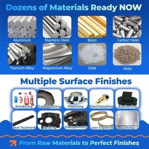 CNC Metal OEM Machining <b>Fabrication</b> <b>Service</b> Custom Precision Parts Blind Nut Rapid Prototyping 5 Axis Milling Turning Titanium - Product Image 6