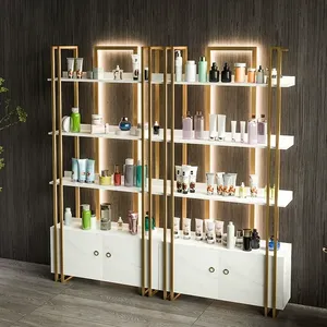 Vitrine de présentation de cosmétiques haut de gamme, étagère de magasin de beauté, présentoir de maquillage, vitrine durable pour magasin de beauté - Product Image 3