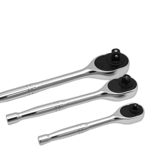 ประแจวงล้อ 1/2" & 3/8" & 1/4" แบบ 24 ฟัน ปลดเร็ว ชุบโครเมียม หัวลูกแพร์ แบบกลับด้านได้ สองทิศทาง ขายตรงจากโรงงาน - Product Image 1