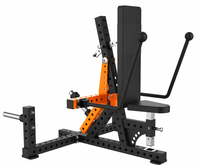 FEIFANHONGYU Équipement de musculation professionnel, Station de presse multi-positions à charge par disques pour pectoraux et épaules, Machine de musculation à levier