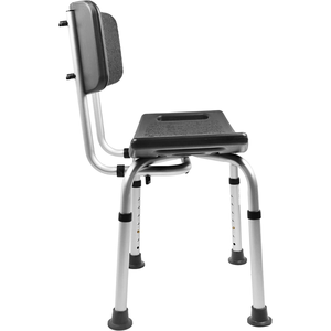 PEPE P30003 Adjustable <b>Shower</b> <b>Chair</b> for Seniors with Backrest - Product Image 1