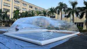 Couverture gonflable faite sur commande de <span class=keywords><strong>piscine</strong></span> Couverture gonflable transparente de <span class=keywords><strong>piscine</strong></span> de bulle d'air Bâche de PVC de dôme - Product Image 3