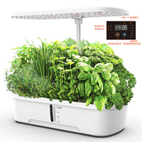 Système de culture hydroponique verticale biologique pour pot de fleurs intelligent Cultivateur domestique de légumes avec lumière de culture LED pour plantes d'intérieur