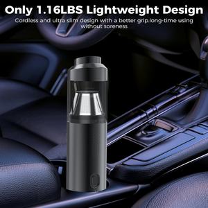 Aspirateur de voiture portable sans fil 3-en-1 avec logo personnalisé, moteur 75000 tr/min, aspirateur à main et souffleur d'air haute puissance 12000PA - Product Image 3