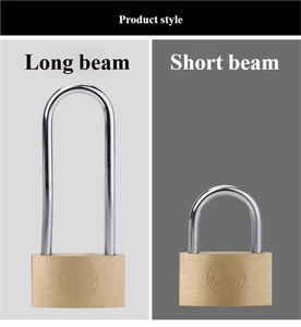 Candado de Cobre para Muebles, 20-60mm, Grillete Corto/Largo, con Llave Diferente/Identica, para Armarios y Casilleros de Dormitorios, Escuelas y Gimnasios - Product Image 5