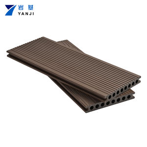 Dalles de terrasse en composite WPC antidérapantes pour extérieur, imitation <span class=keywords><strong>teck</strong></span> et bois-plastique - Product Image 5