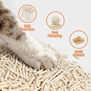 Stofvrij Biologisch afbreekbaar Snelle levering Biologisch afbreekbaar Op maat gemaakt Stofvrij Tofu Kattenbakvulling - Product Image 4