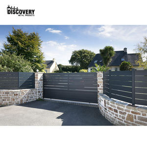 Puerta corredera <span class=keywords><strong>de</strong></span> <span class=keywords><strong>aluminio</strong></span> horizontal, puerta <span class=keywords><strong>de</strong></span> portal para entrada <span class=keywords><strong>de</strong></span> casa y jardín - Product Image 5