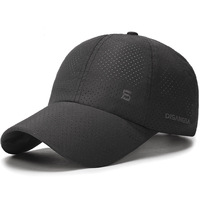 Gorra de Béisbol Personalizada de Secado Rápido con Protección UV, 100% Poliéster, Gorra Deportiva para Exteriores con Orificios de Ventilación Láser, Impresión Personalizada, MOQ Bajo