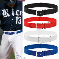 Ceinture de baseball élastique ajustable pour jeunes et adultes, avec languettes en similicuir pour pantalons
