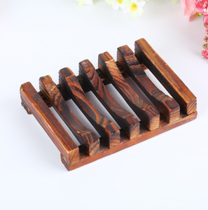 Bathroom Accessory Natural Bamboo Wood <b>Soap</b> Dish <b>Holder</b> - Product Image 5