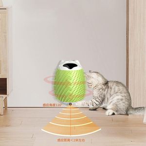 Brosse de toilettage automatique intelligente pour chat avec parfum mentholé et design à volants pour l'élimination des poils et le massage apaisant - Product Image 5