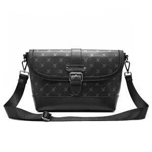 Luxusqualität echtes Leder Herren Schulterhandtaschen Mode Leder Bootschaftertasche Crossbody-Tasche für Herren hohe Qualität