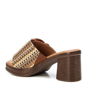 Mules à talons en cuir pour femmes 172522 - Product Image 3