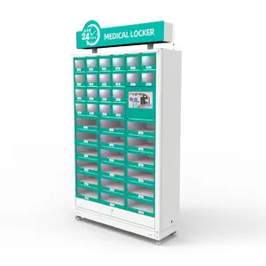 Fabricante de máquinas expendedoras de tarjetas de crédito, máquina expendedora de casilleros automáticos de celosía médica