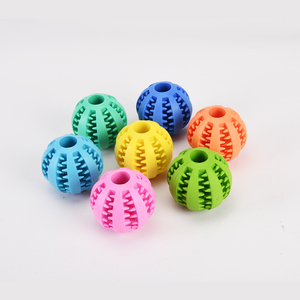 Jouet à mâcher pour animaux de compagnie personnalisé OEM ODM, résistant et durable, en caoutchouc naturel, pour nettoyer les dents, interactif, balle à mâcher pour chien - Product Image 5