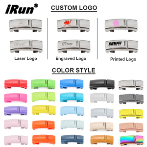 Irun Đầy Màu Sắc Không Có Tie Dây Giày Khóa Từ Dây Giày Khóa Đóng Cửa Đàn Hồi Lười Biếng Dây Giày Phẳng Không Có Tie Từ Dây Giày - Product Image 3