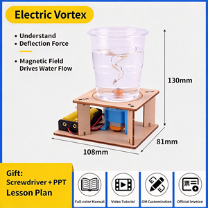 Simulación de vórtice eléctrico, modelo de agua, tecnología, pequeña producción, juguetes para escuelas primarias, material didáctico - Product Image 2