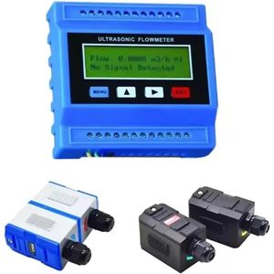 QIYOJKXJ เครื่องวัดอัตราการไหลแบบอัลตราโซนิก TUF-2000M แบบดิจิตอลพร้อมทรานสดิวเซอร์สำหรับของเหลวที่มีอุณหภูมิสูง -30~160 - Product Image 1