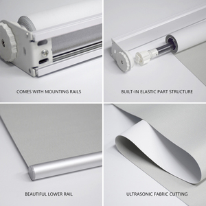 Persianas Enrollables Motorizadas Inalámbricas con Tela de Bloqueo Solar 100% Opaca, Fáciles de Instalar y Económicas, para Sala de Estar - Product Image 3