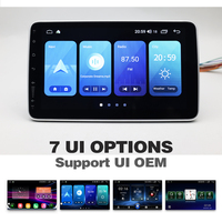 Radio de coche de buena calidad sistema Android pantalla giratoria de 10,1 pulgadas con CarPlay inalámbrico Android Auto GPS WIFI USB BT Player