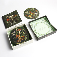 Nouvel ensemble de cartes de tarot personnalisées écologiques et durables pour la thérapie de l'amour-propre, avec coffret cadeau et livret explicatif