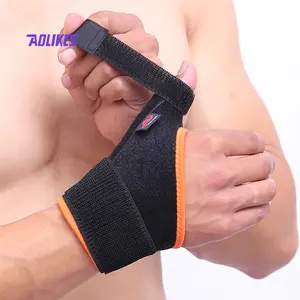 Aolikes Adjustable Sport Wristband Wrist Brace Wrap Bandage Support Band Gym Strap Safety Sports Wrist Protector Hand Bands