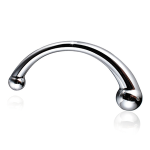 GF bâton de Massage Double extrémité en acier inoxydable point G bâton de Massage en métal pur stimulateur de point de pénis Plug Anal gode jouet sexuel pour femmes hommes - Product Image 5