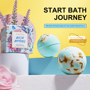 Fabricant d'équipement d'origine Fabricants de produits de transformation SADOER Ensemble cadeau naturel pour adultes et enfants Boule de sel de mer fizzies Huile essentielle <span class=keywords><strong>Bain</strong></span> <span class=keywords><strong>moussant</strong></span> fizzy - Product Image 5