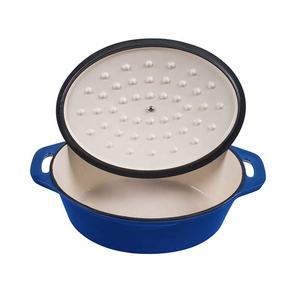 Ensemble de casseroles <span class=keywords><strong>en</strong></span> <span class=keywords><strong>fonte</strong></span> émaillée, ensemble de casseroles <span class=keywords><strong>en</strong></span> <span class=keywords><strong>fonte</strong></span>, faible MOQ personnalisé, <span class=keywords><strong>cocotte</strong></span> ovale colorée avec couvercle - Product Image 5