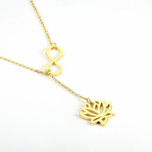 TikTok'ta Çok Satan Kadınlar İçin Geometrik Y Şeklinde Püsküllü Kolye Altın Çelik Örümcek Arı Kolye Modası Uzun Kolye Süveter Zinciri - Product Image 5